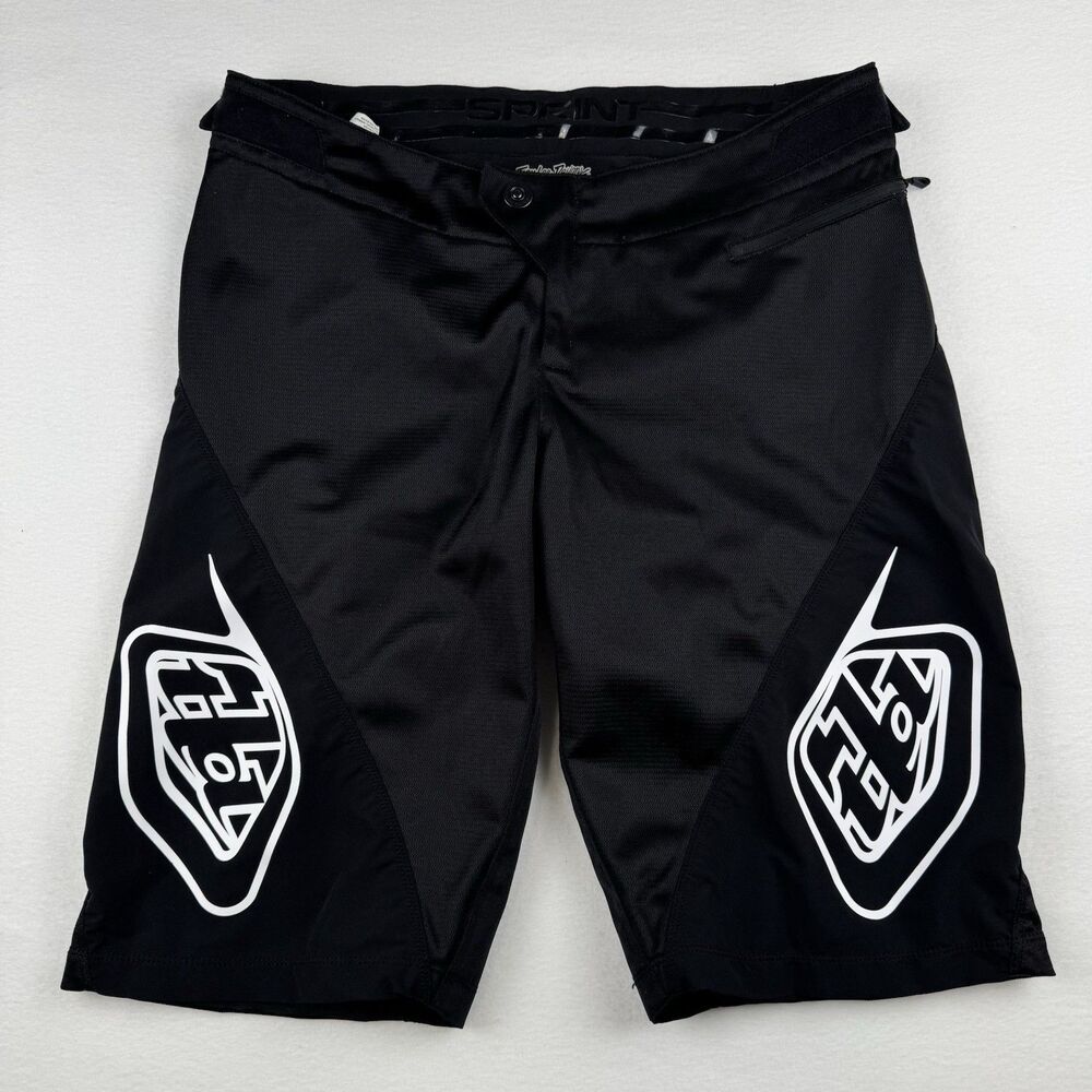 Troy Lee Designs SPRINT Mens Black MTB Cycling Shorts Size 34 Adjustable
